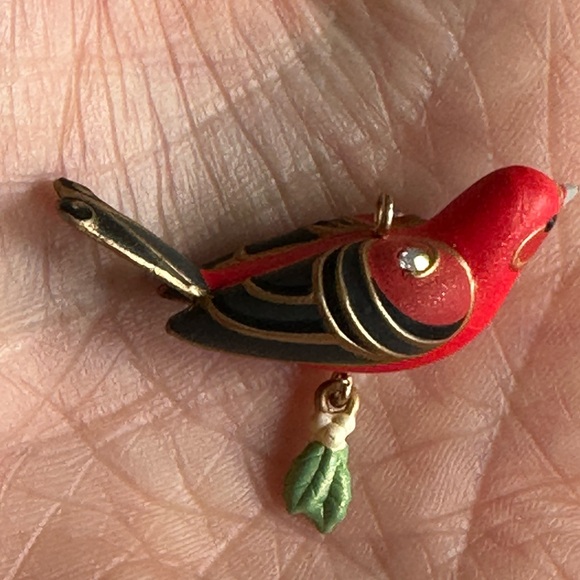 Hallmark Keepsake 2018 Red Tanger Miniature Christmas Ornament (new, in box) - Picture 4 of 5